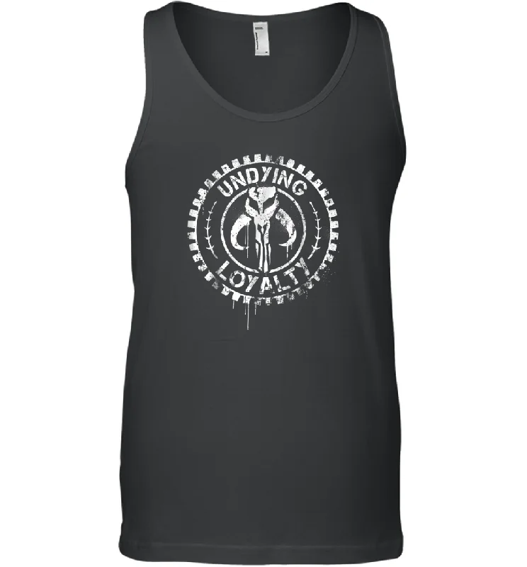 Star Wars Undying Loyalty Mandalorian Graphic Men Cotton Tank Top