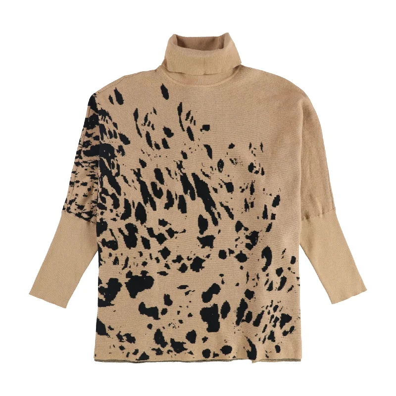 Alfani Womens Splatter Pullover Sweater